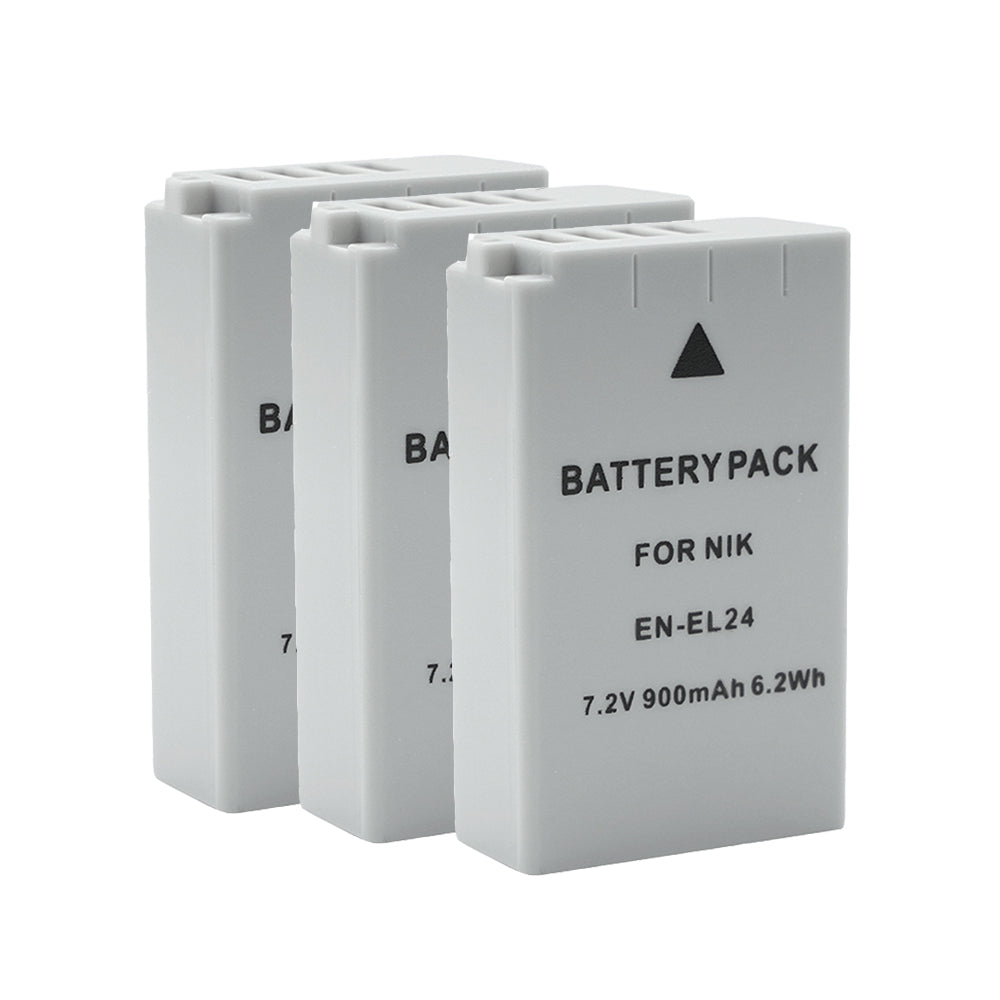 For Nikon EN-EL24 Battery 1 J5 DL18-50 DL24-85 900mAh Camera Batteries