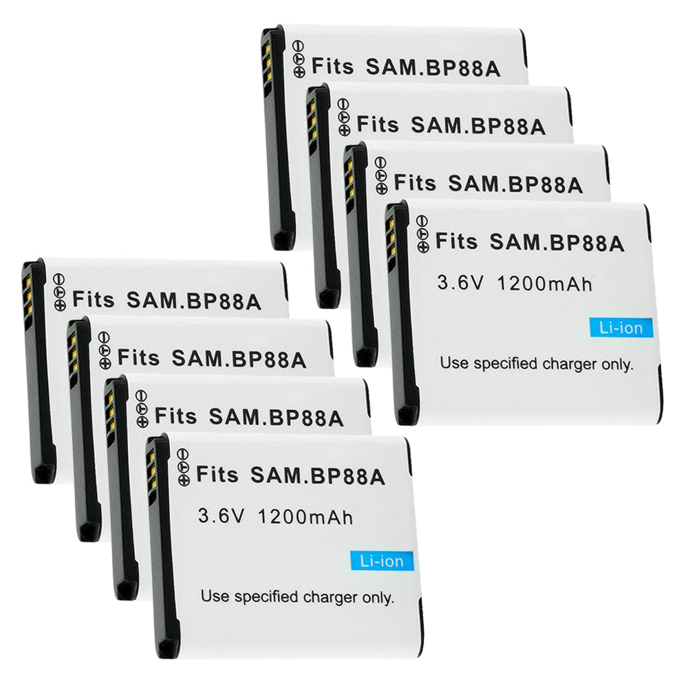 For Samsung BP-88A Battery DV200, DV300, DV300F, DV305, DV305F 1200mAh Camera Batteries