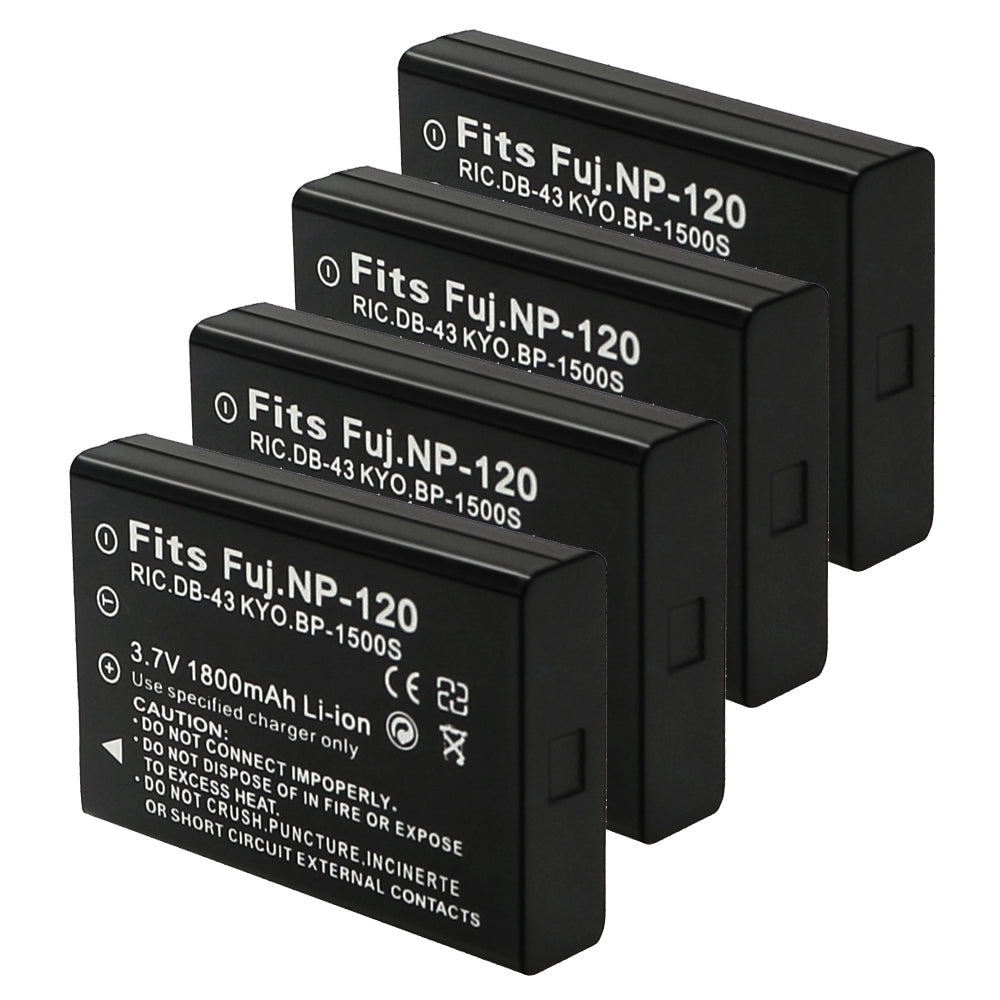 For Fujifilm FNP-120 Battery FinePix 603 MN35Z 20MP 35X Camera Batteries