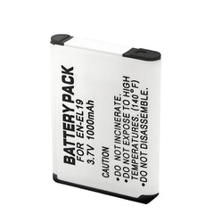 For Sony NP-BJ1 Nikon EN-EL19 Battery DSC-RX0 DSCR0 Coolpix S6700 1000mAh Camera Batteries