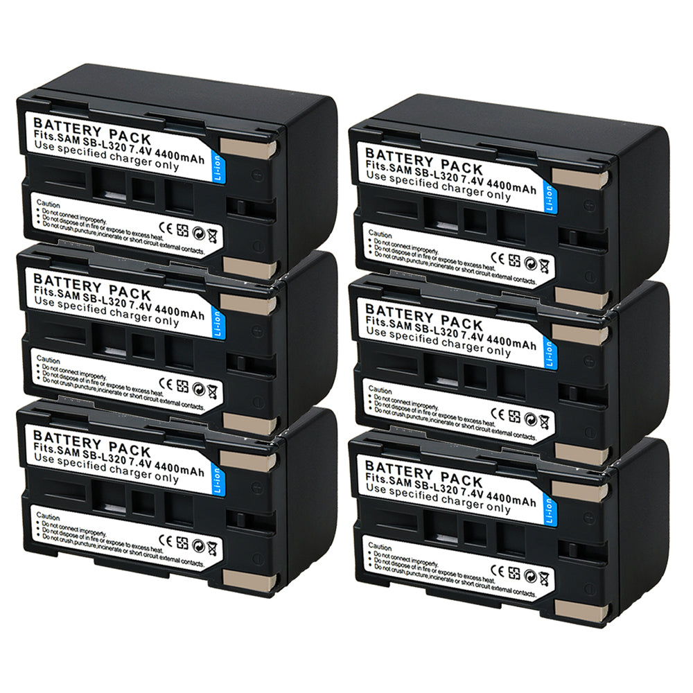 For Samsung SB-L320 Battery SC-L520, SC-L530, SC-L550 SC-L600, SC-L610 4400mAh Camera Batteries