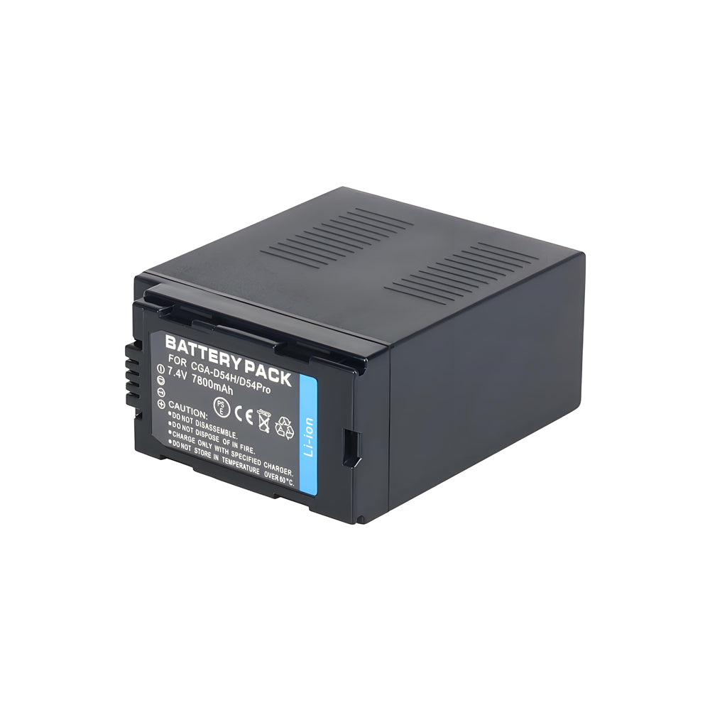 For Panasonic CGA-D54SH Battery D54D MDH2GK AC90MC DVC180B Lithium 7800mAh Camera Batteries