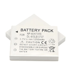 For Samsung SLB-0737 Battery SBC-L5 Charger Digimax I6, Digimax L50, Digimax L60 Camera Batteries