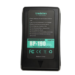 For Sony BP-190W Battery Broadcast Camera V-Mount V-Mount / V-Lock Battery BP-65H 13400mAh Camera Batteries