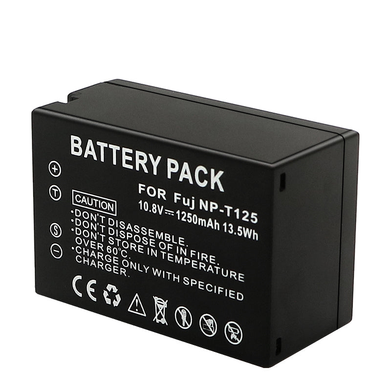 NP-T125 Battery for Fujifilm GFX 50S, GFX50S 1250mAh Camera Batteries