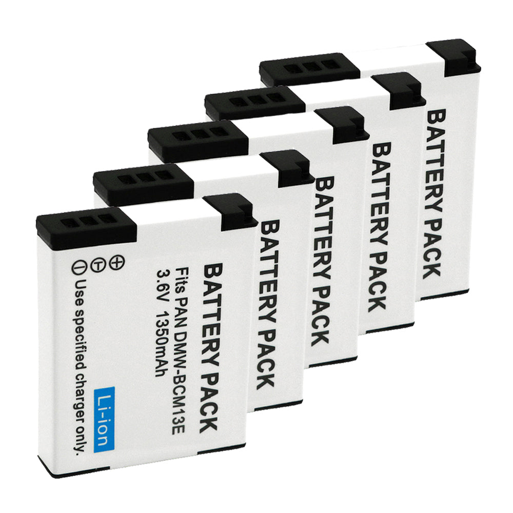 For Panasonic DMW-BCM13 Battery DMW-BCM13E, DMW-BCM13PP VSK0800 1350mAh Camera Batteries