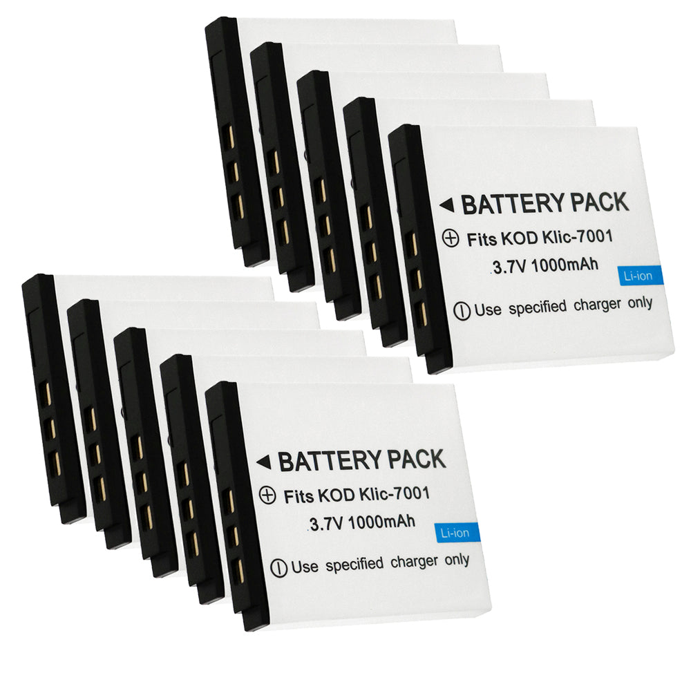For Kodak Camera Battery KLIC-7001 3.7V 1000mAh Batteries