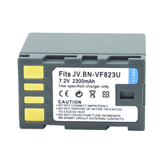 For JVC BN-VF823 BN-VF823U Battery GZ-HD300AUS, GZ-HD300B 2300mAh Camera Batteries