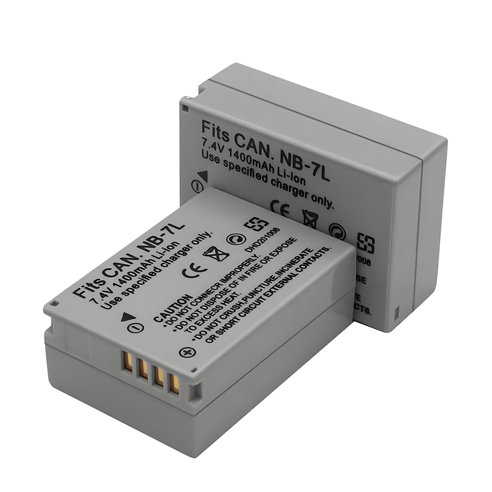 For Canon NB-7L NB7LH Battery CB-2LZE  PowerShot G10 SX30 IS 1400mAh Camera Batteries