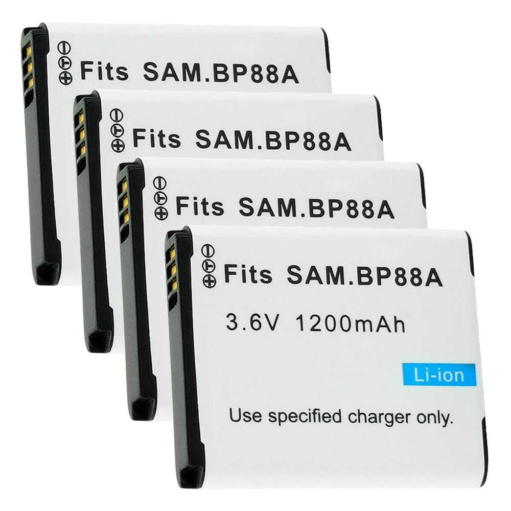 For Samsung BP-88A Battery DV200, DV300, DV300F, DV305, DV305F 1200mAh Camera Batteries