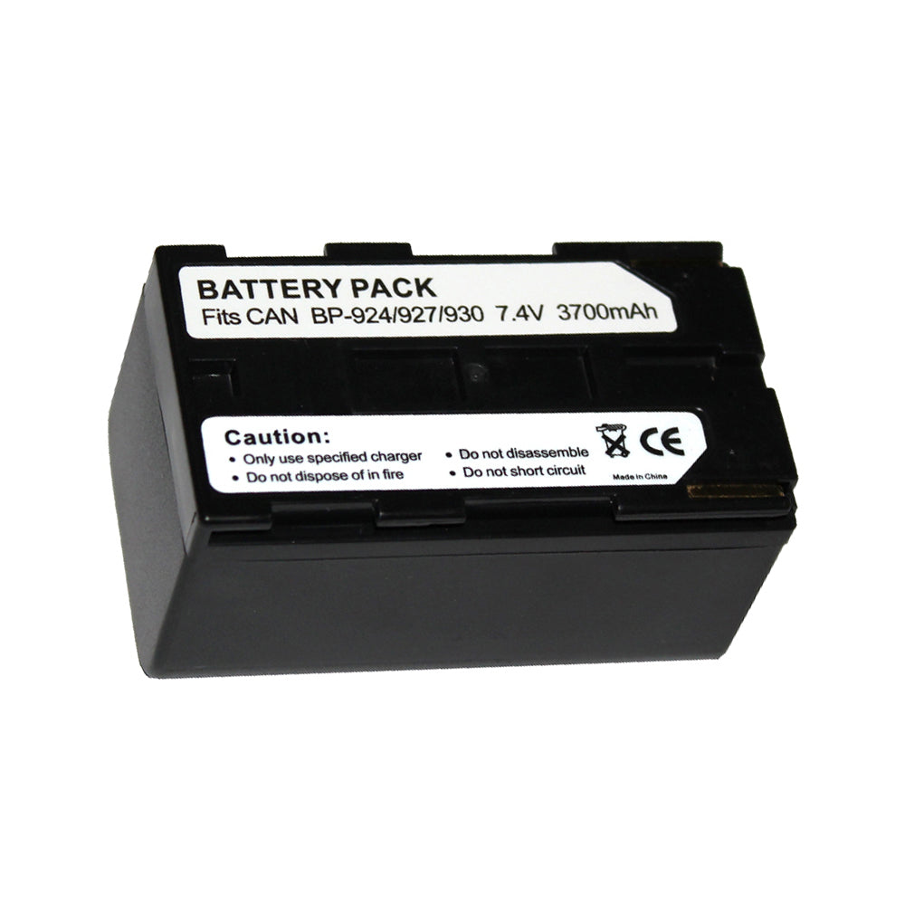For Canon BP924 BP927 BP930 Battery C2 DM-MV1 C100 3700mAh Camera Batteries