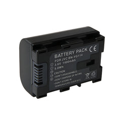 For JVC Camera Battery BN-VG114 3.6V 1400mAh Batteries