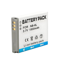 For Canon NB-6LH/NB-6L Battery Powershot S120 SX510 HS SX500 Is SX700 D20 1500mAh Camera Batteries