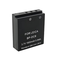 For Leica Camera Battery BP-DC8 3.7V 1600mAh Batteries