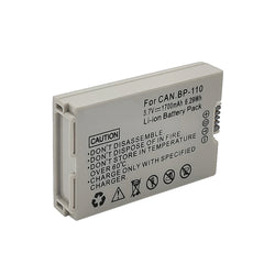 For Canon BP-110 BP110 Battery VIXIA HF R20 HFR20 R205 HFR205 1150mAh Camera Batteries