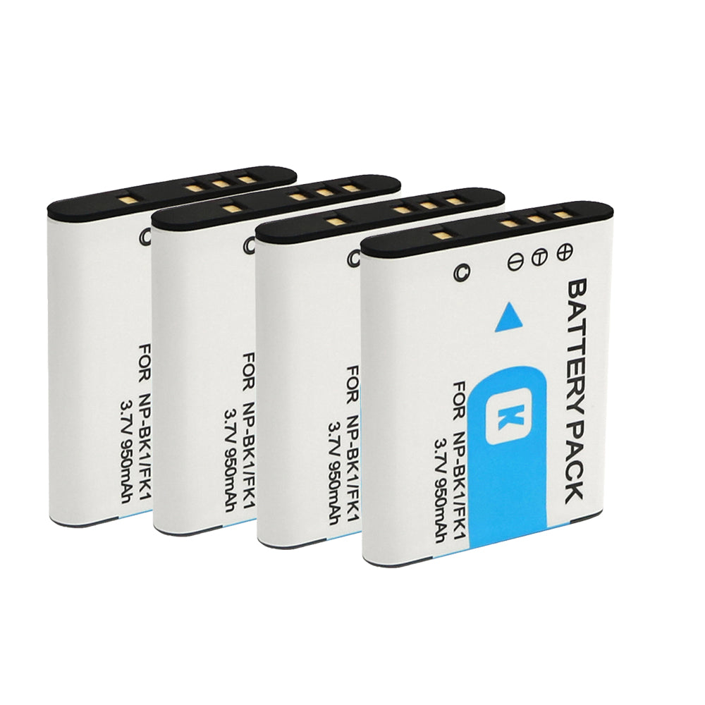 For Sony NP-BK1/NP-FK1 Battery Bloggie MHS-CM5 Cyber-shot DSC-S750 950mAh Camera Batteries