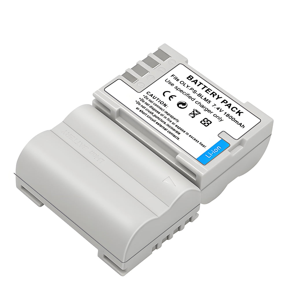For Olympus BLM-5 Battery E-5 C-5060 1800mAh Camera Batteries