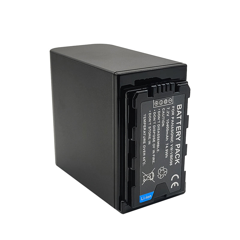 For Panasonic VW-VBD98/VBR118G Battery AG-VBR59 AG-VBR89 AG-VBR118 AJ-PX280 PX285MC 10400mAh Camera Batteries