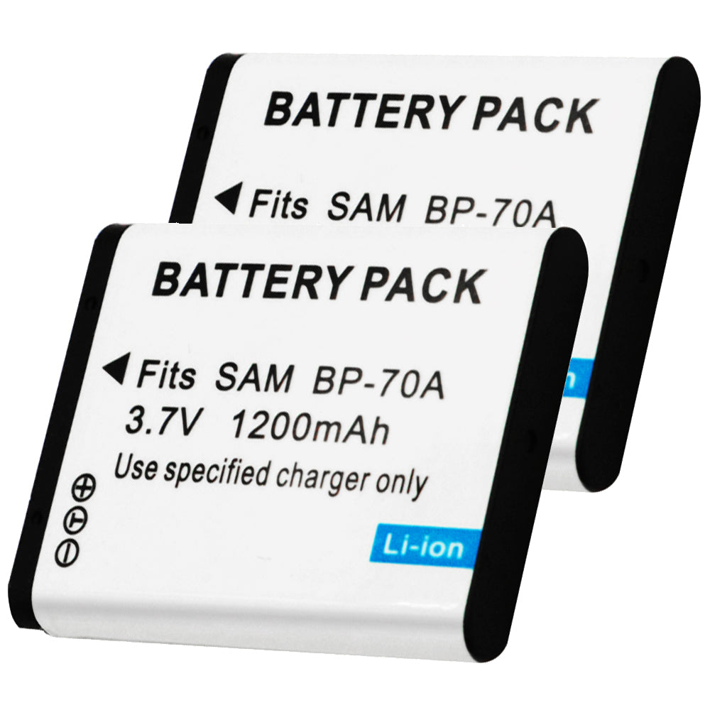 For Samsung BP-70A Battery AQ100, DV50, DV90, DV100, DV101, DV150F 1200mAh Camera Batteries
