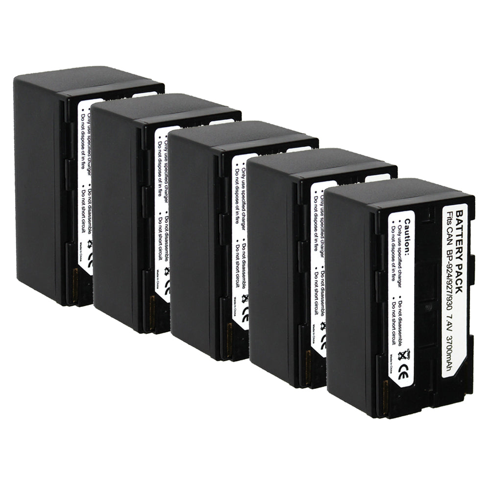 For Canon BP924 BP927 BP930 Battery C2 DM-MV1 C100 3700mAh Camera Batteries