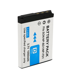 1-Pack Battery and USB Charger Replacement for Sony NP-BD1 FD1 Battery, Sony BC-CSD BC-CS3 Charger, Sony Cyber-shot DSC-TX1, Cyber-shot DSC-G3, Cyber-shot DSC-T2, Cyber-shot DSC-T70 Cameras