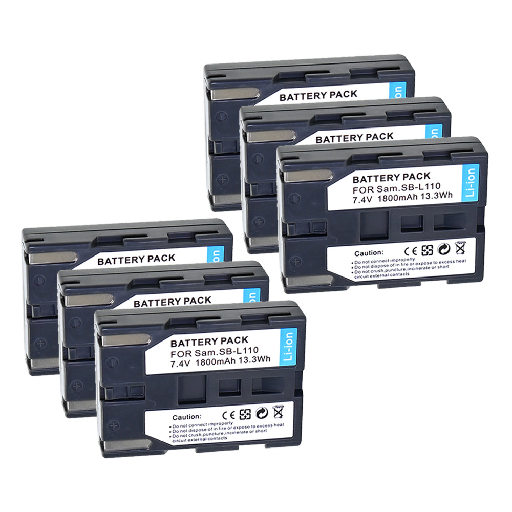 For Samsung SB-L110 SB-LS110 Battery SC-D130 SC-D180 SC-D190 SC-D20 SC-D21 SC-D22 1800mAh Camera Batteries