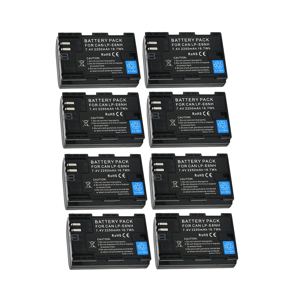 For Canon LP-E6H Pro Battery EOS 5DS 6D 60D 90D 2800mAh Camera Batteries
