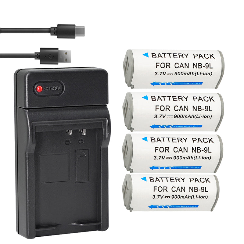 Battery and Charger  for NB-9L NB9L IXUS 1000 1100 500 510 IXY 50S 51S IXY 1 IXY 3 Shot ELPH 510 520 530 N N2 SD4500 Is HS Camera