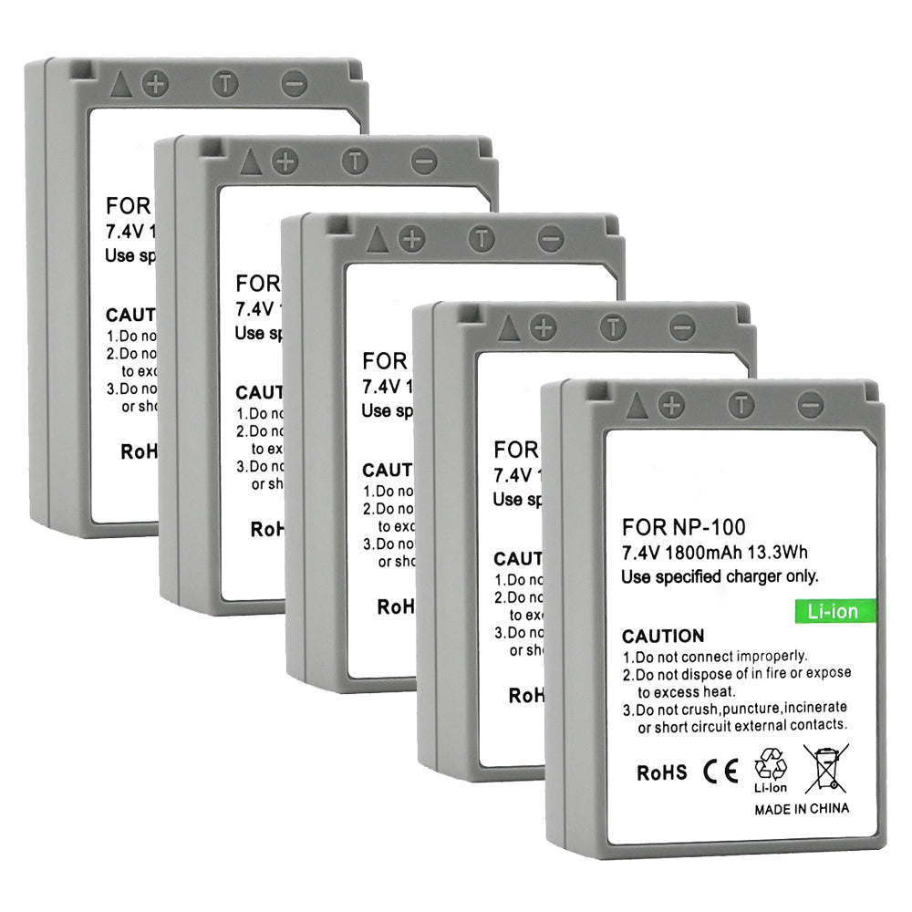 For Casio CNP100 Battery Exilim Pro EX-F1, Casio Exilim Pro EX-F1BK 1800mAh Camera Batteries