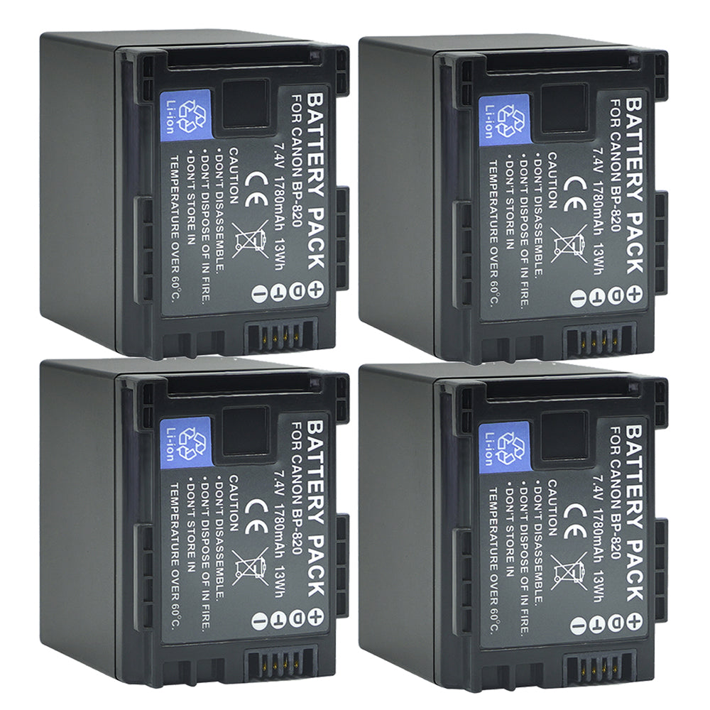 For Canon BP-820 Battery XA10 VIXIA HF G21 XF400 1780mAh Camera Batteries