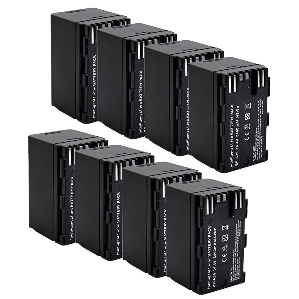 For Canon BP-A30 Battery EOS C200 EOS C700 XF605 3400mAh Camera Batteries