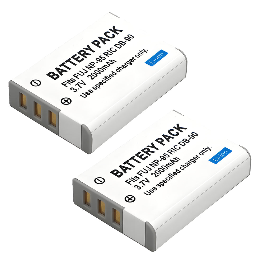 For Fujifilm NP-95 Battery FinePix REAL 3D W1, X100, X100S, X-S1 Batteries
