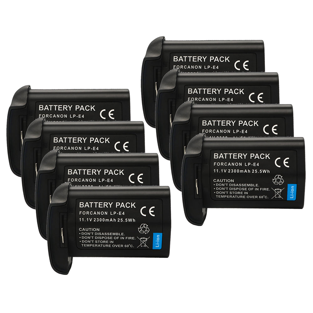 For Canon LP-E4 US 5751B002 Battery EOS 1D C, 1D X Mark II 2300mAh Camera Batteries