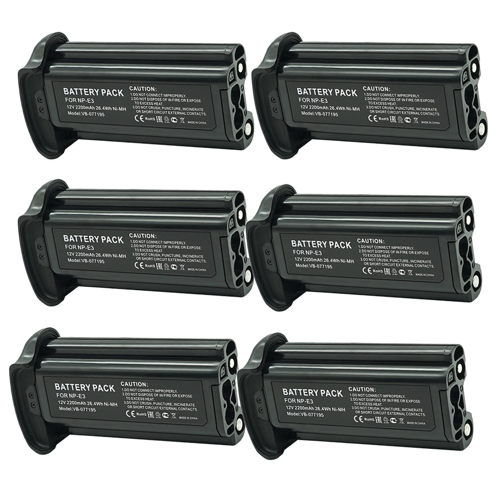 For Canon NP-E3 Battery EOS 1D 1D Mark II 2200mAh Camera Batteries
