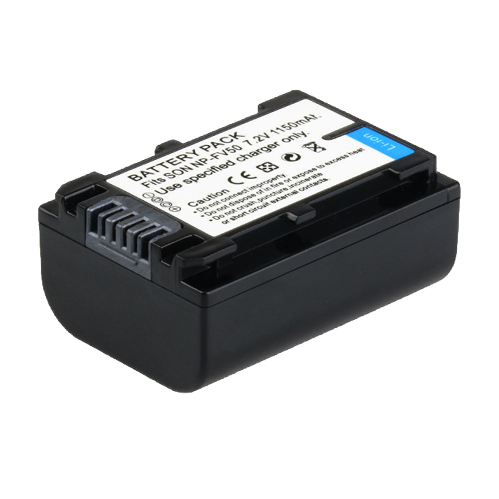 For Sony NP-FV50 Battery Sony Handycam HDR-CX580V 760V HDR-PJ540 650V 1150mAh Camera Batteries