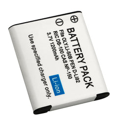 2 X Batteries Compatible with Olympus LI-50B Pentax D-LI92 Ricoh Pentax Optio I-10 RZ10 RZ18 WG-1 WG-2 WG-2GPS WG-3 WG-3GPS WG-4 WG-4GPS WG-5GP SWG-10 SWG-20 WG-30 WG-30W X70