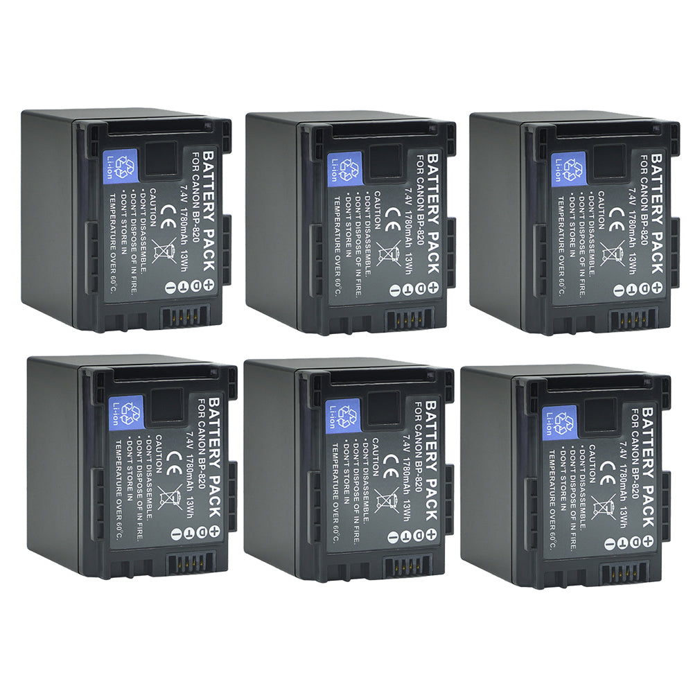 For Canon BP-820 Battery XA10 VIXIA HF G21 XF400 1780mAh Camera Batteries