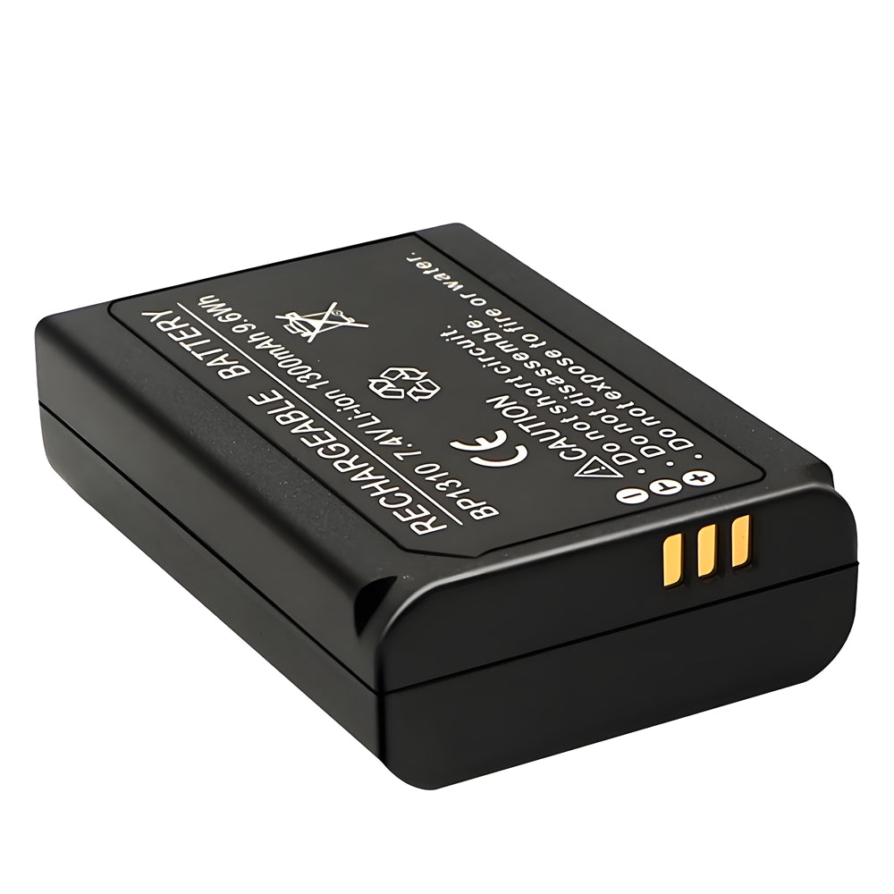 For Samsung BP1310 BP-1310 BP-1310EP, ED-BP1310 EDBP1310 Battery NX5, NX10, NX11, NX20, NX100 1300 MAh Camera Batteries