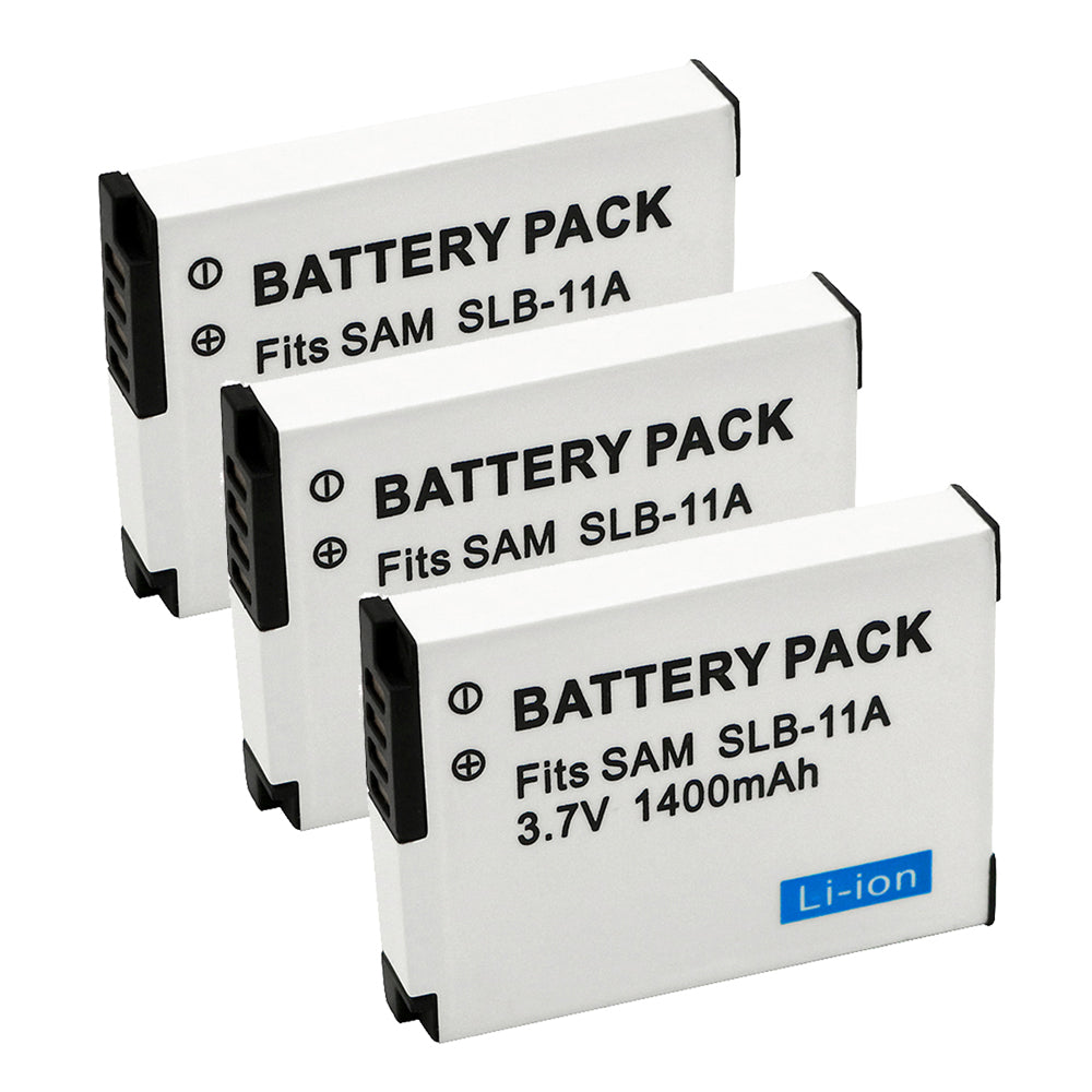 For Samsung SLB-11A SLB11A 11A WB600 WB650 WB700 WB1000 WB2000 CL65 CL80 EX1 1400mAh Camera Batteries