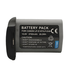 For Canon LP-E19 LPE19 LP-E4 Battery EOS 1D C EOS 1D X Mark II 2700mAh Camera Batteries