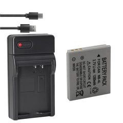 NB-4L Battery + Charger 2-Pack Replacement for Canon PowerShot SD30, SD40, SD200, SD300, SD400 SD430 SD450, SD600 SD630, SD750 SD780, SD940 SD960, SD1000 SD1100 SD1400, TX1, ELPH 100 300 310 331 VIXIA