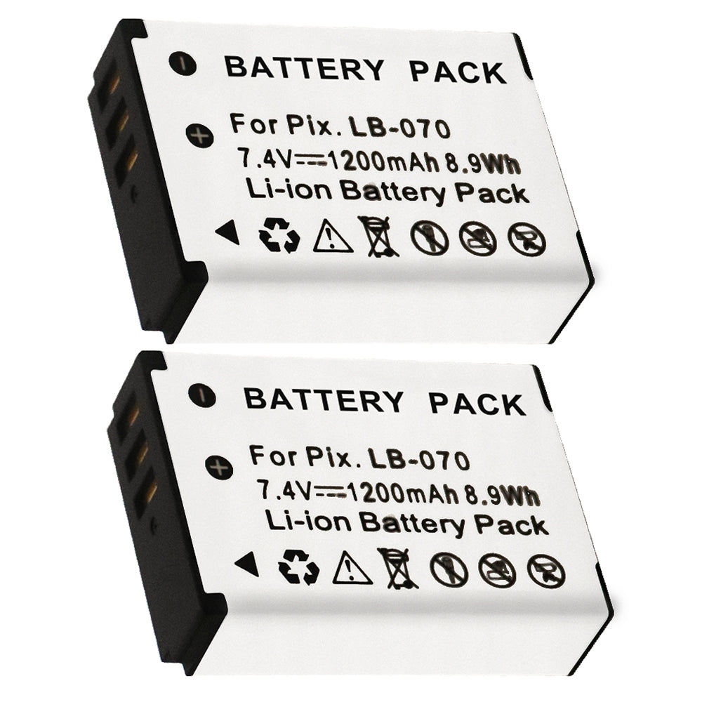 For Kodak Camera Battery LB-070 7.4V 1200mAh Batteries