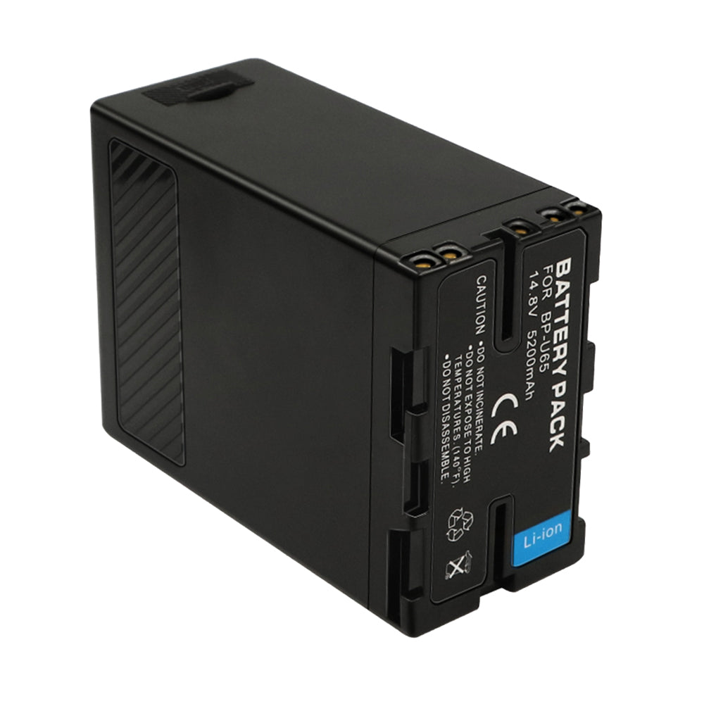For Sony BP-U65 Battery PMW-200 PMW-300 PMW-EX1 PMW-EX3 PMW-EX1R 5200mAh Camera Batteries