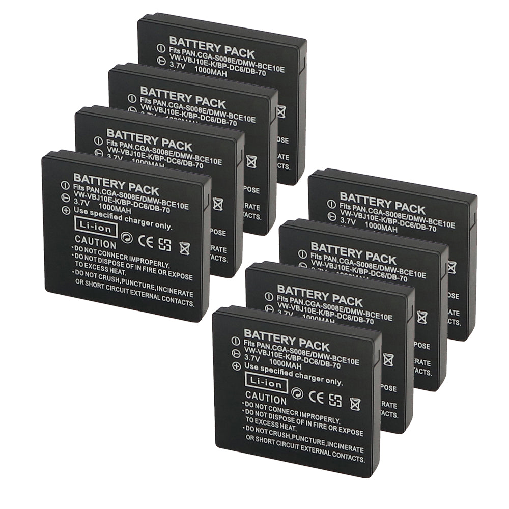 DB-70 Battery Replacement  for Ricoh Caplio R6, R7, R8, R10, CX1, CX2  Cameras