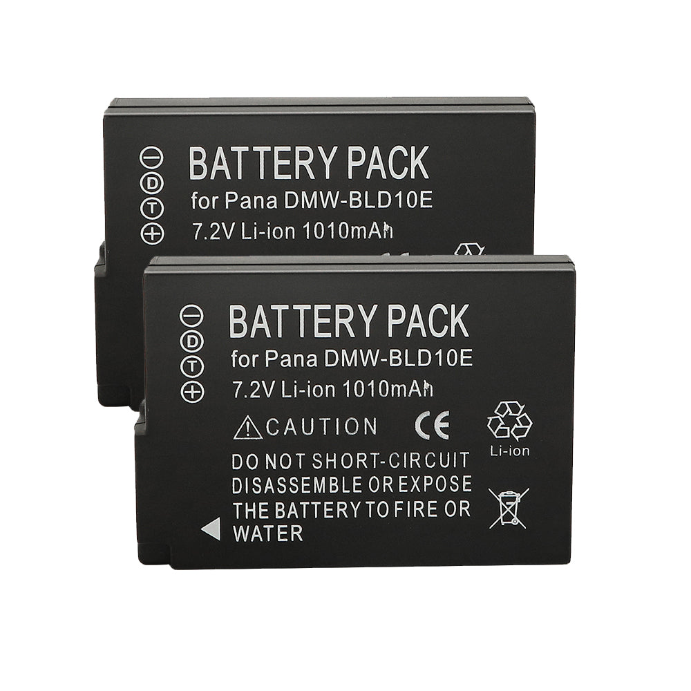 For Panasonic DMW-BLD10, DMW-BLD10E, DMW-BLD10PP Battery Lumix DMC-G3, DMC-GF2, DMC-GX1 1010mAh Camera Batteries