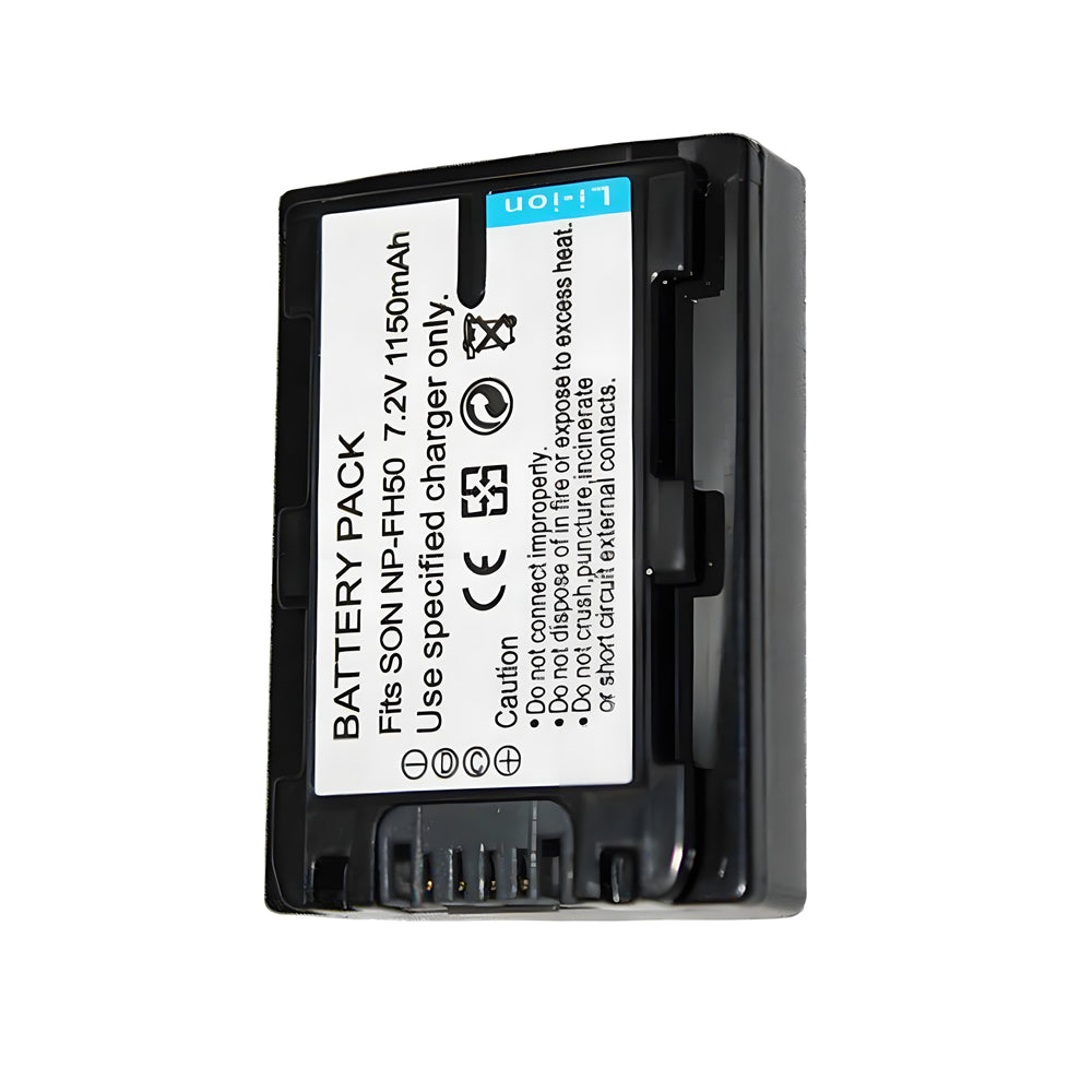 For Sony NP-FH50, NP-FH40 Battery DSLR-A230, DSLR-A330, DSLR-A290, HDR-TG1E 1150mAh Camera Batteries