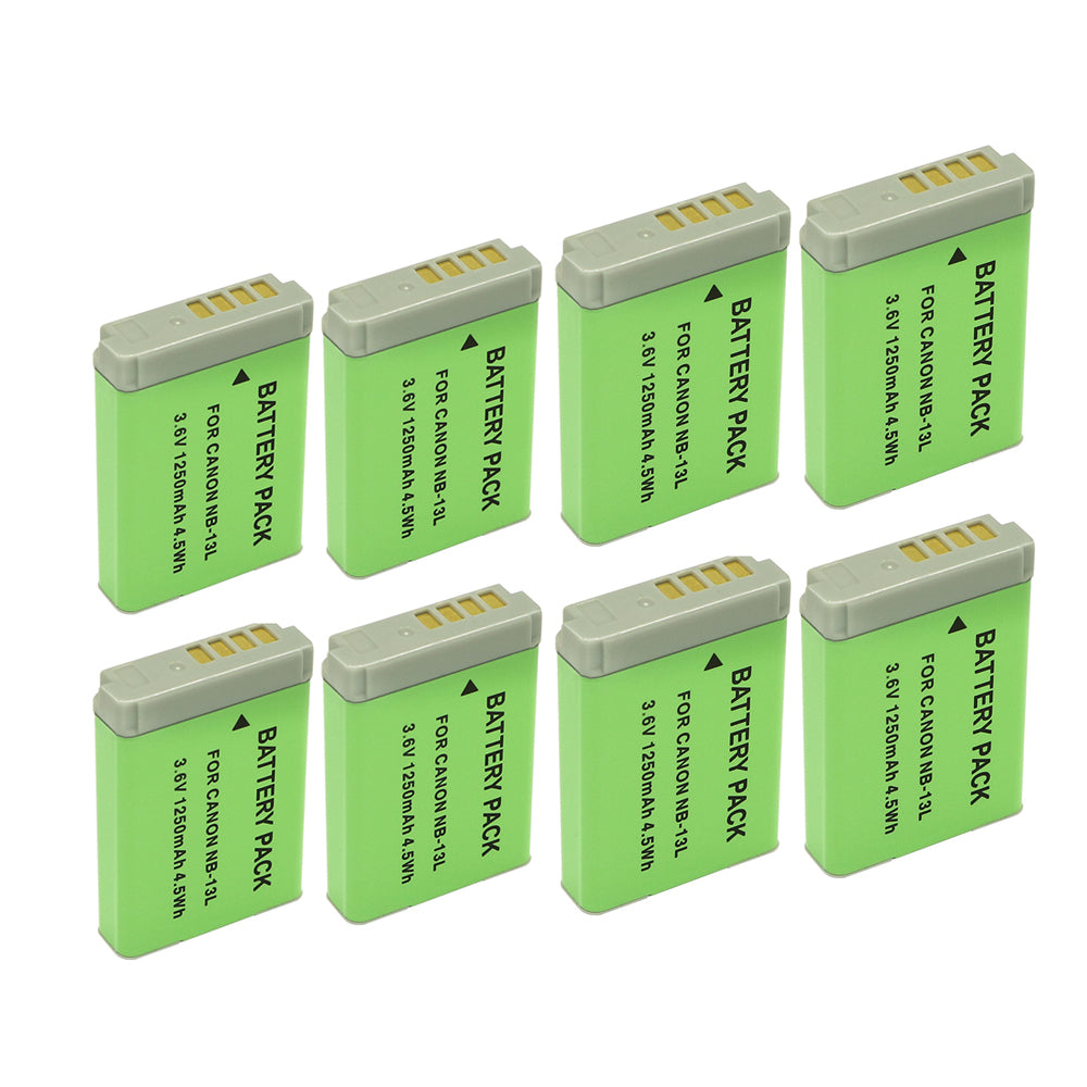 For Canon NB-13L NB13LH Battery PowerShot  G5 X G7 X SX620 HS 1250mAh Camera Batteries