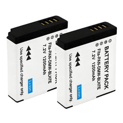 For Panasonic DMW-BLH7E DMW-BLH7PP Battery Lumix DMC-GM1 DMC-GM1K DMC-GM5 DMC-GF7 1200mAh Camera Batteries