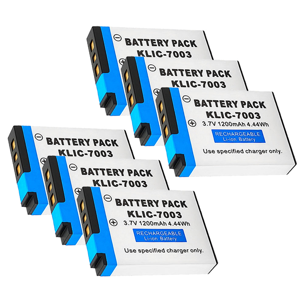 For Kodak Camera Battery K7003 3.7V 1200mAh Batteries