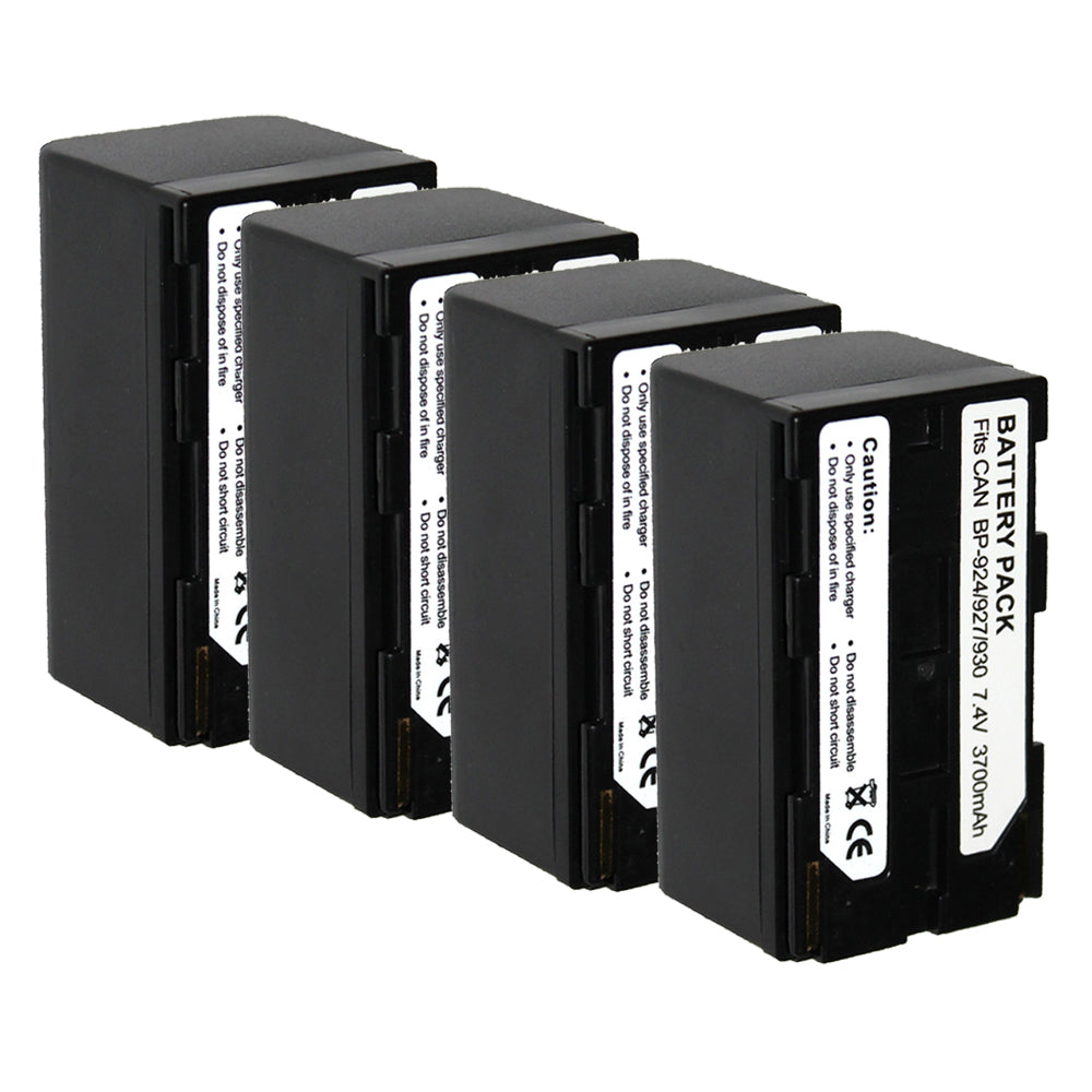 For Canon BP924 BP927 BP930 Battery C2 DM-MV1 C100 3700mAh Camera Batteries